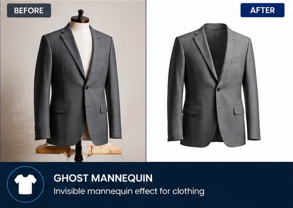 Ghost mannequin